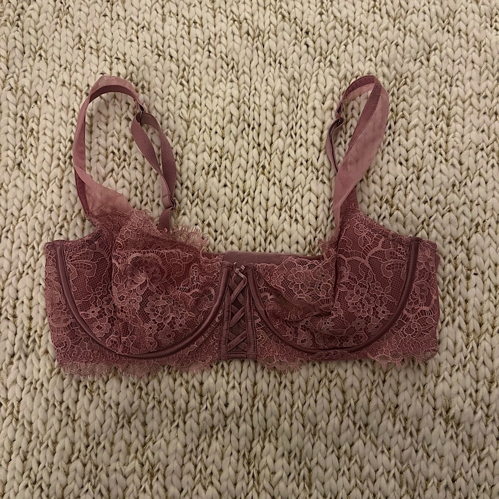 Victoria’s Secret Pink Sheer Lace Bra